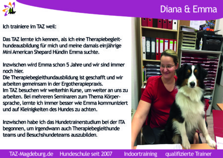 Therapiehund Emma Hundeschule Magdeburg
